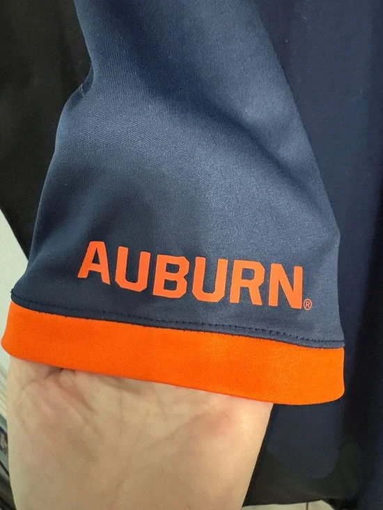 Colosseum Navy and Orange Auburn Polo - Picture 3 of 5